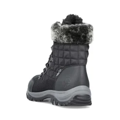 Rieker Ankle Boots & Boots-Women'S Corded Boots Deep Black