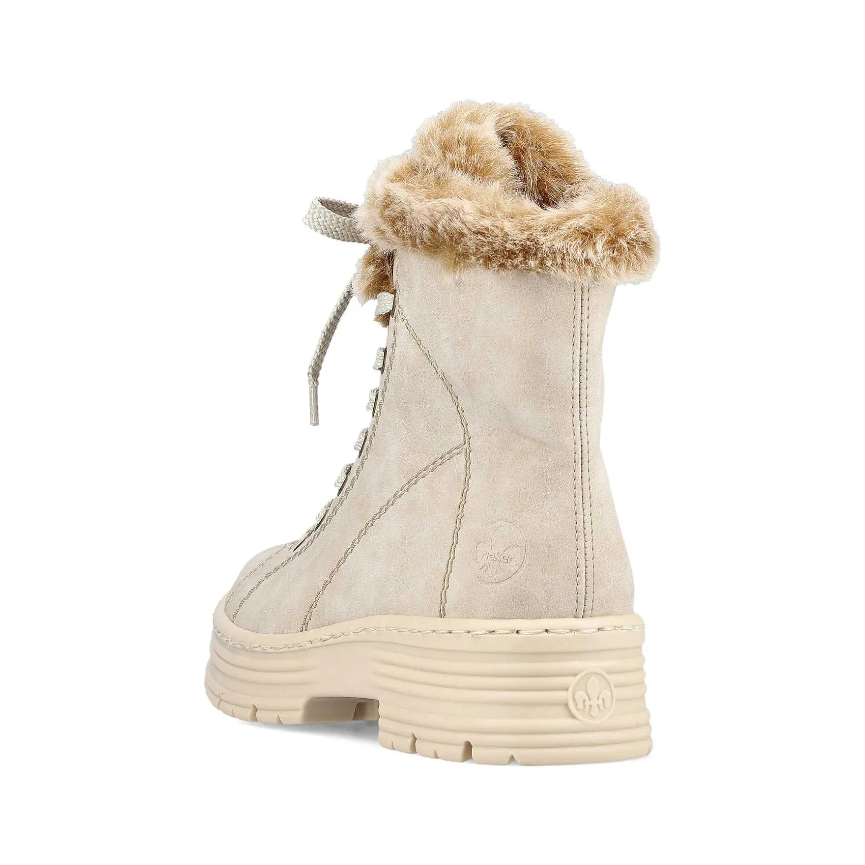 Rieker Ankle Boots & Boots-Women'S Corded Boots Light Beige