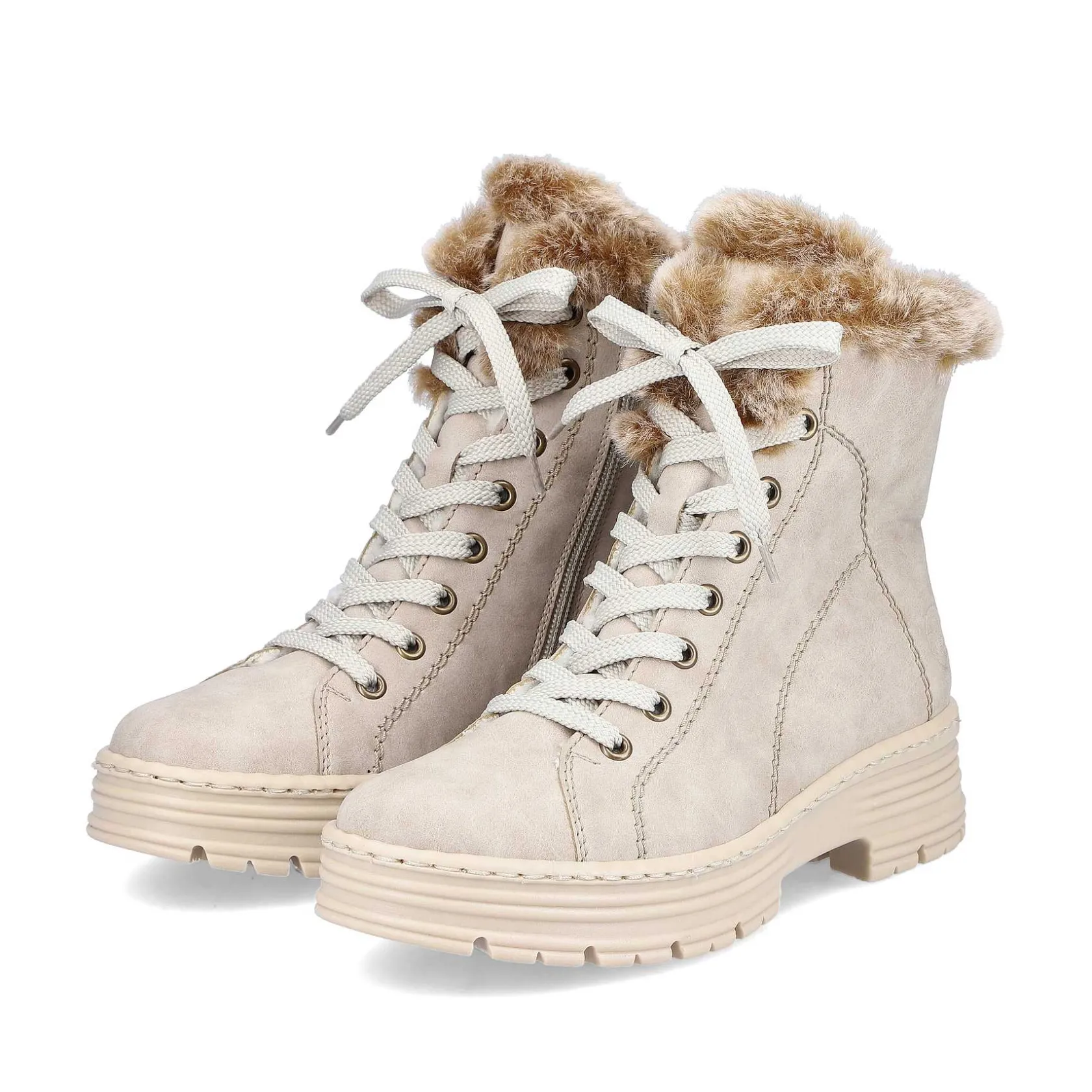 Rieker Ankle Boots & Boots-Women'S Corded Boots Light Beige