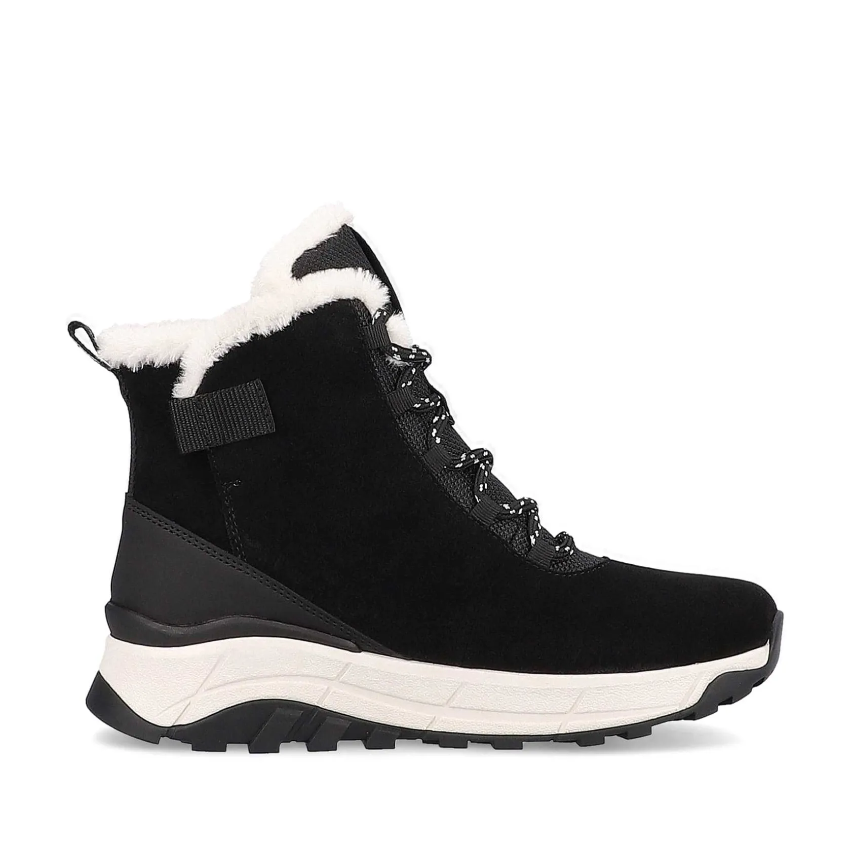 Rieker Ankle Boots & Boots-Women'S Corded Boots Deep Black Pearl