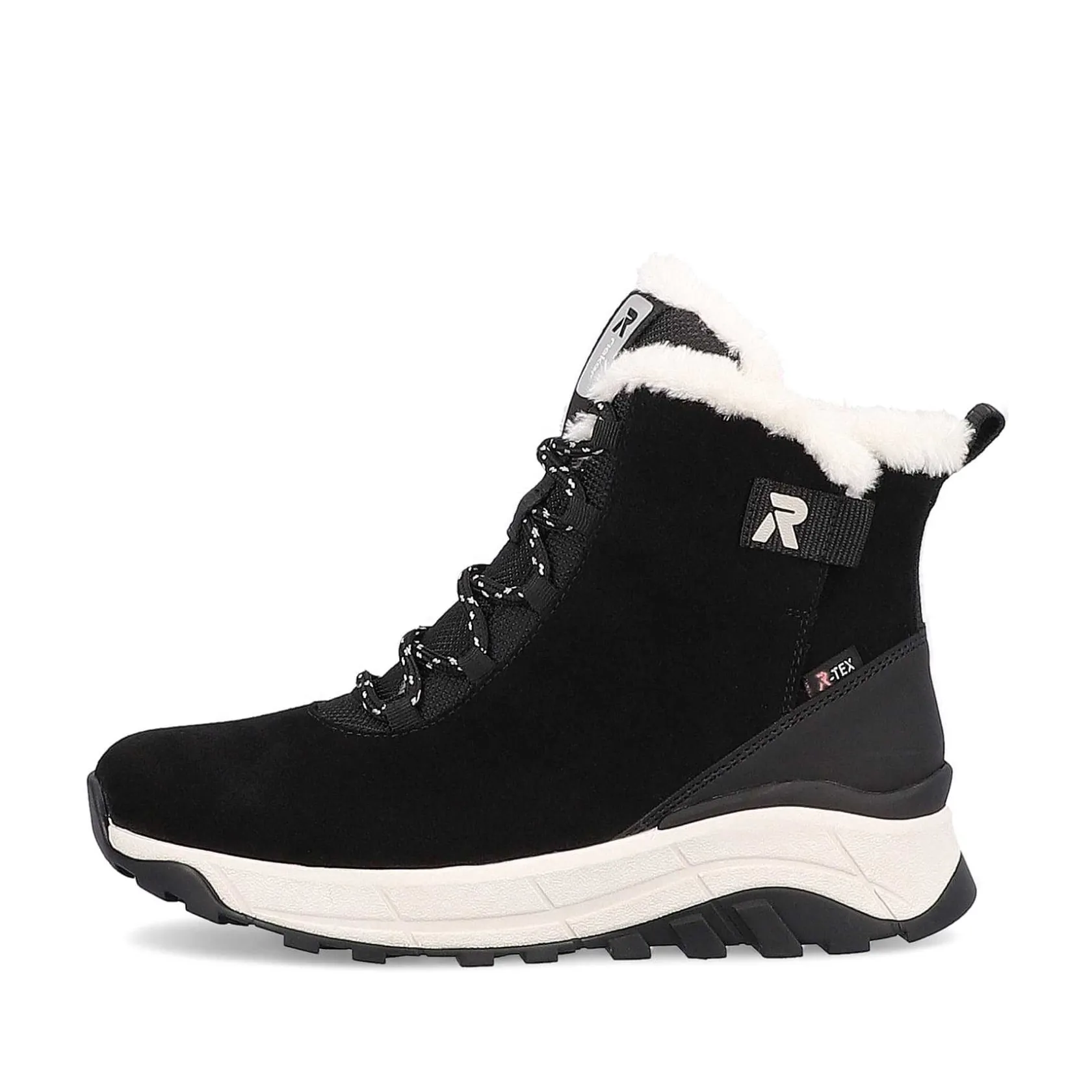 Rieker Ankle Boots & Boots-Women'S Corded Boots Deep Black Pearl