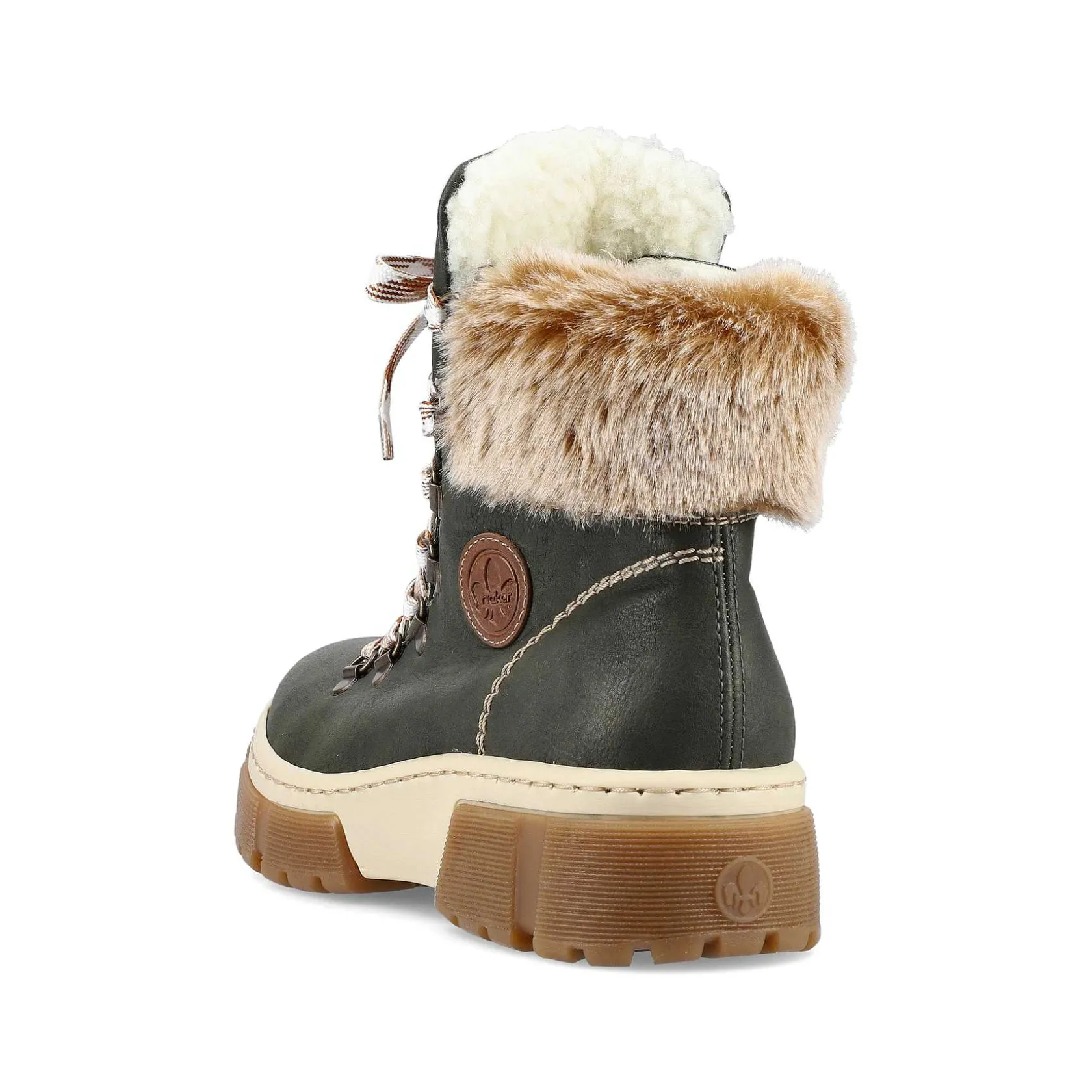 Rieker Ankle Boots & Boots-Women'S Corded Boots Olive Green