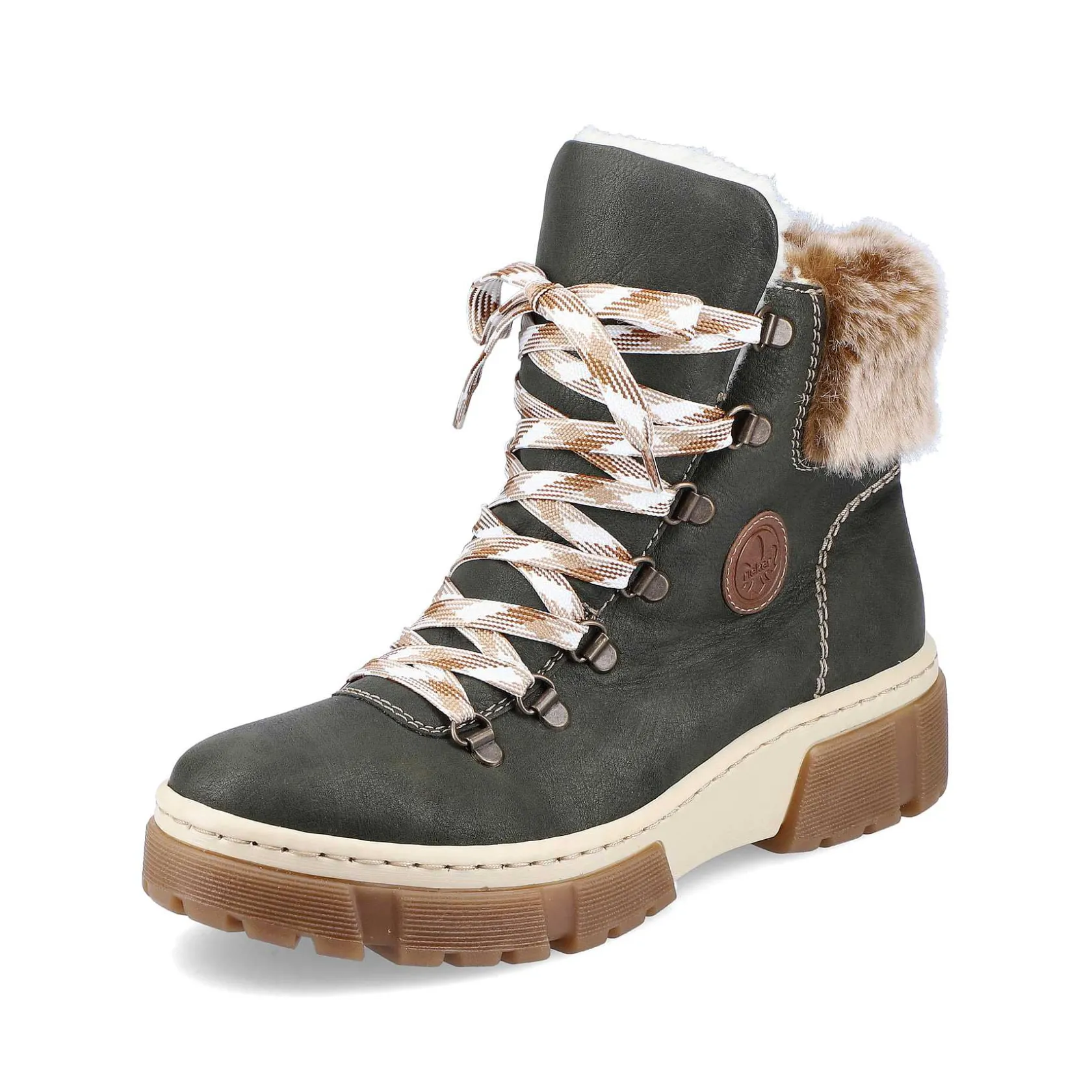 Rieker Ankle Boots & Boots-Women'S Corded Boots Olive Green