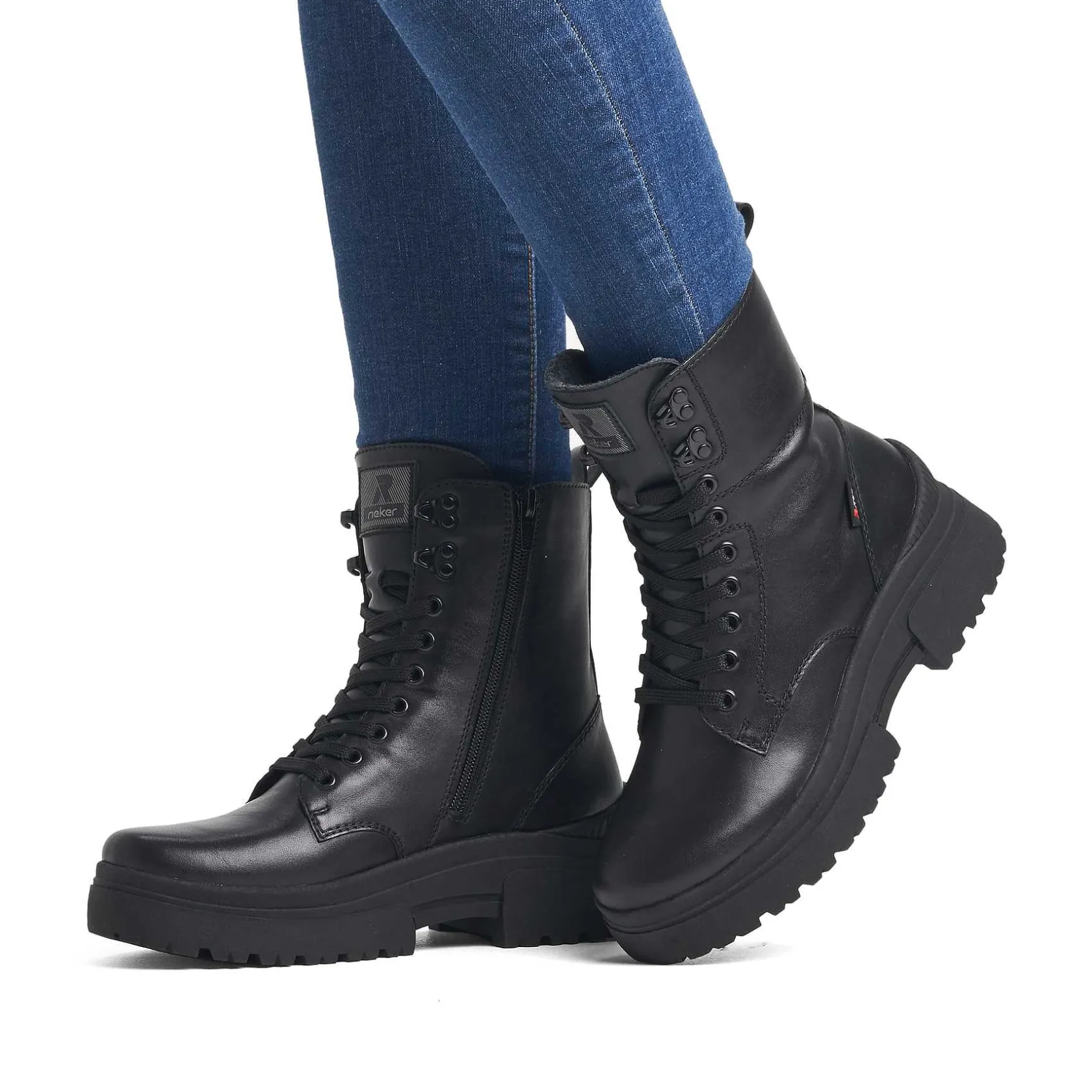 Rieker Ankle Boots & Boots-Women'S Corded Boots Deep Black