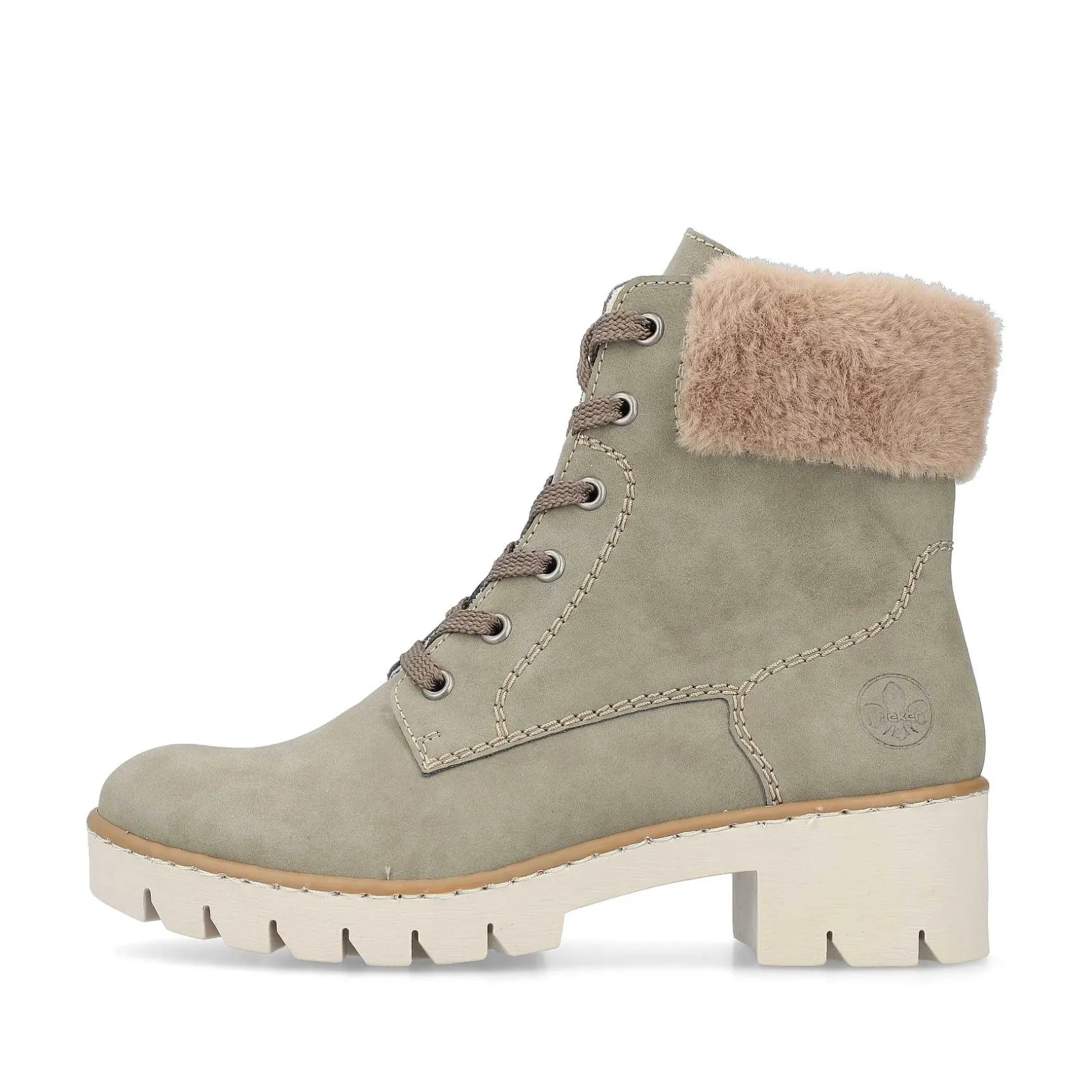 Rieker Ankle Boots & Boots-Women'S Corded Boots Khaki-Brown