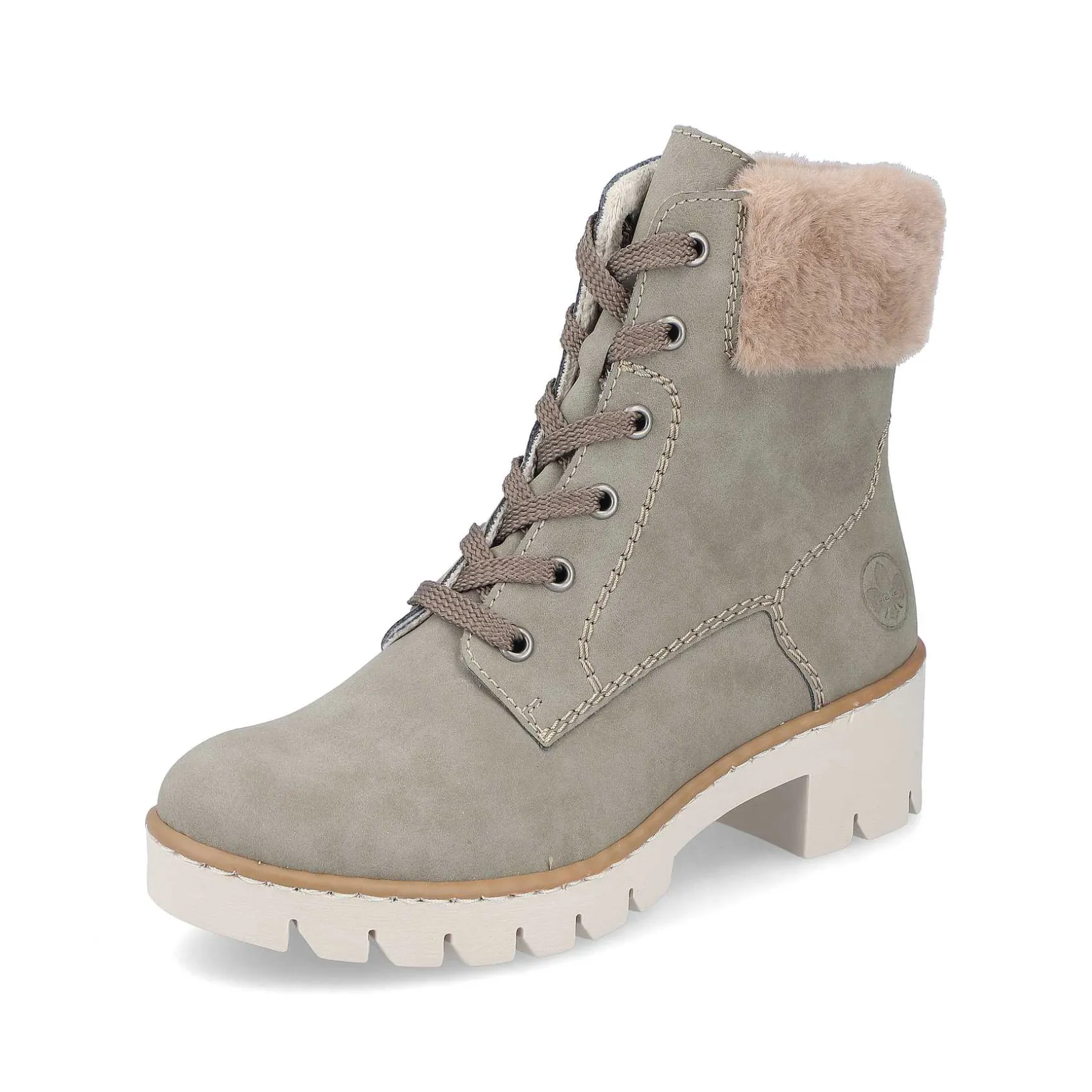 Rieker Ankle Boots & Boots-Women'S Corded Boots Khaki-Brown