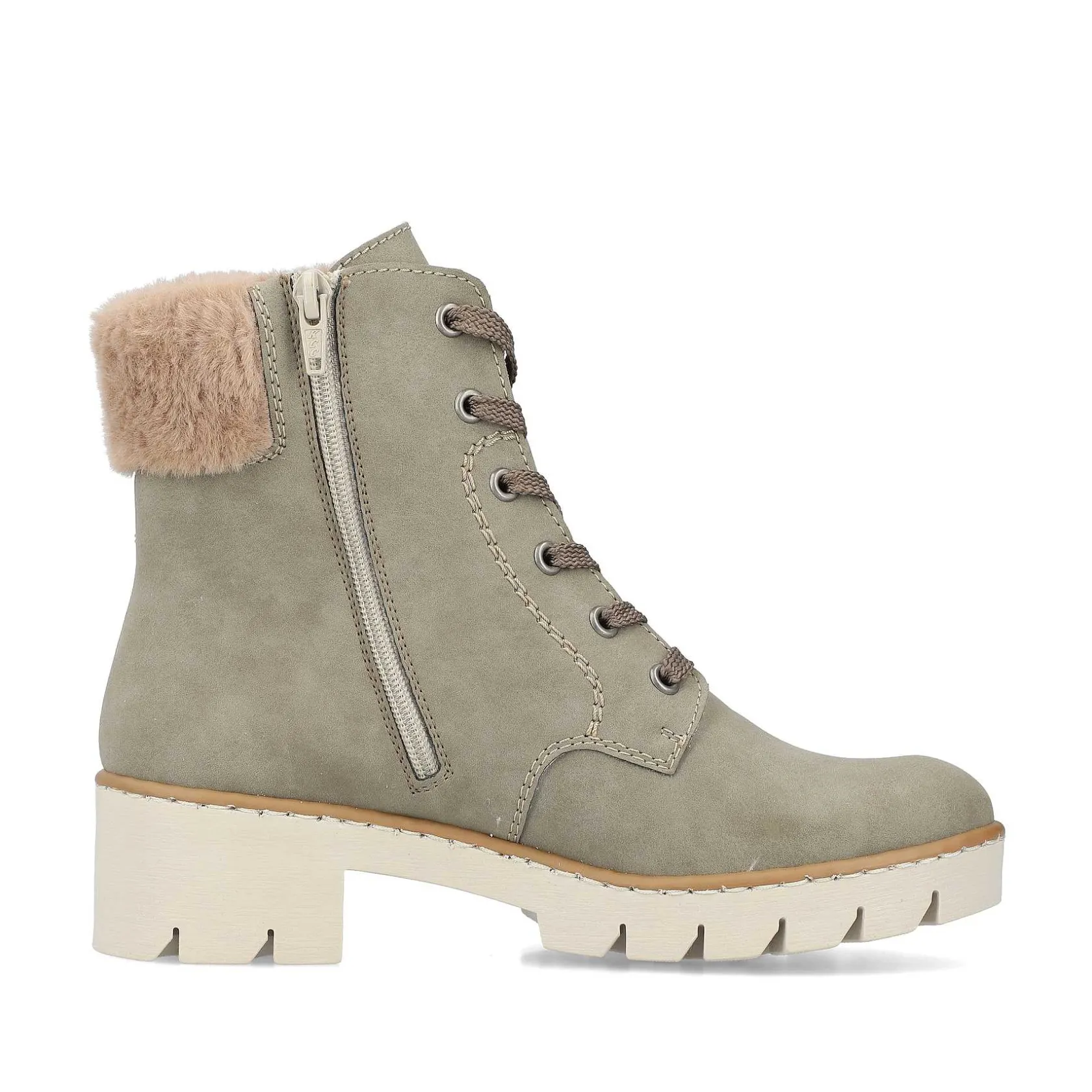 Rieker Ankle Boots & Boots-Women'S Corded Boots Khaki-Brown