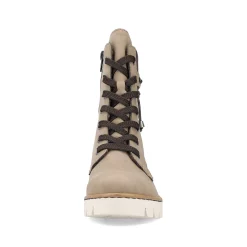 Rieker Ankle Boots & Boots-Women'S Corded Boots Beige Brown