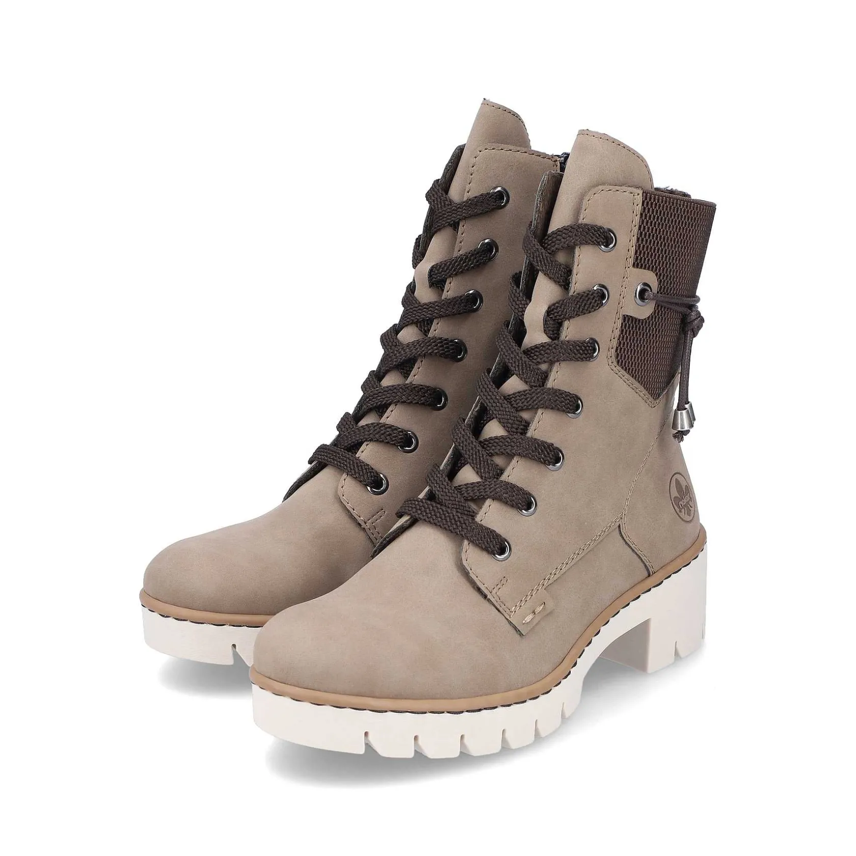 Rieker Ankle Boots & Boots-Women'S Corded Boots Beige Brown