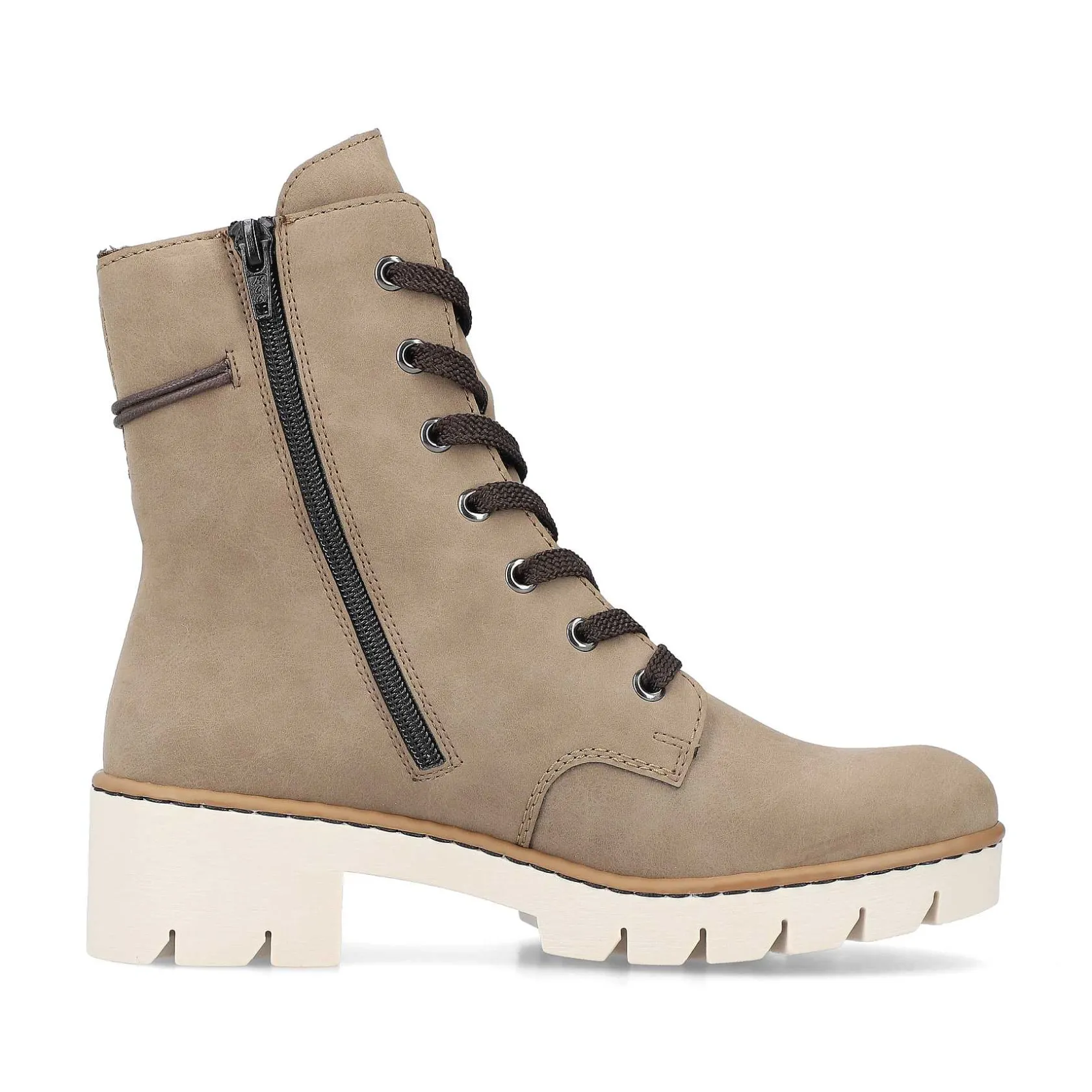 Rieker Ankle Boots & Boots-Women'S Corded Boots Beige Brown