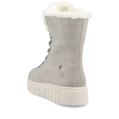 Rieker Ankle Boots & Boots-Women'S Corded Boots Platinum Grey