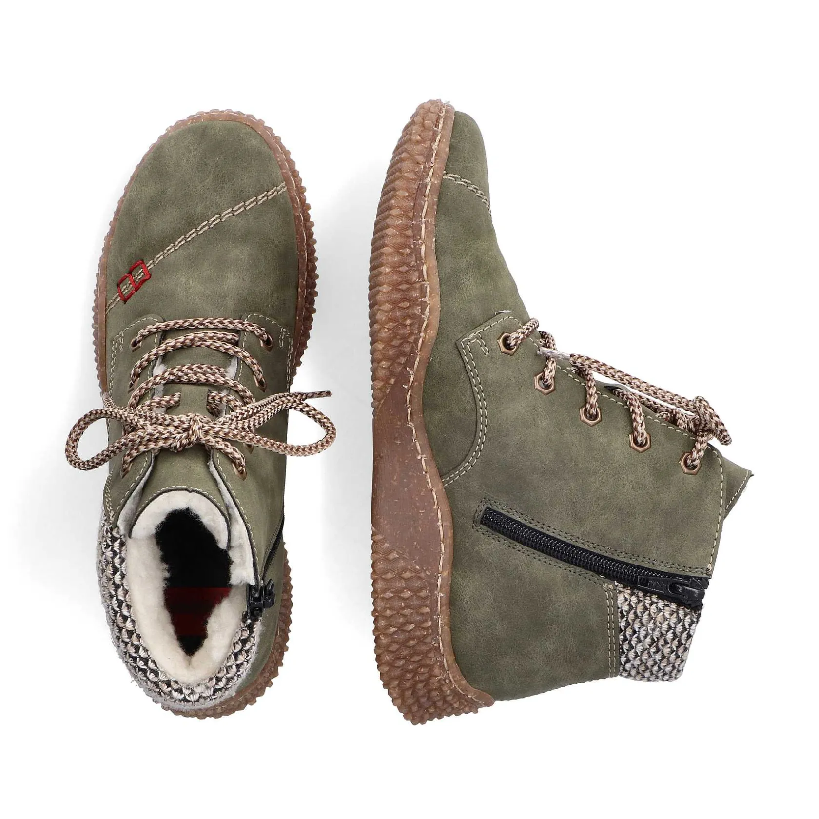 Rieker Ankle Boots & Boots-Women'S Corded Boots Leaf Green