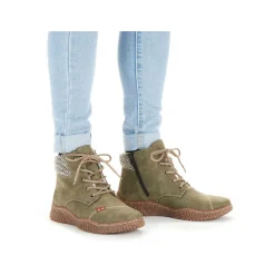 Rieker Ankle Boots & Boots-Women'S Corded Boots Leaf Green