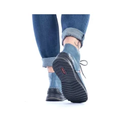 Rieker Ankle Boots & Boots-Women'S Corded Boots Blue Gray