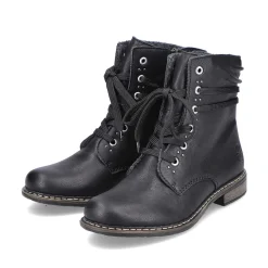 Rieker Ankle Boots & Boots-Women'S Corded Boots Asphalt Black