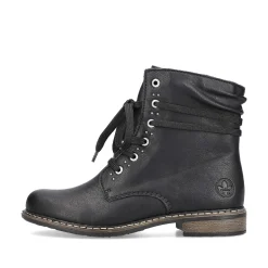 Rieker Ankle Boots & Boots-Women'S Corded Boots Asphalt Black