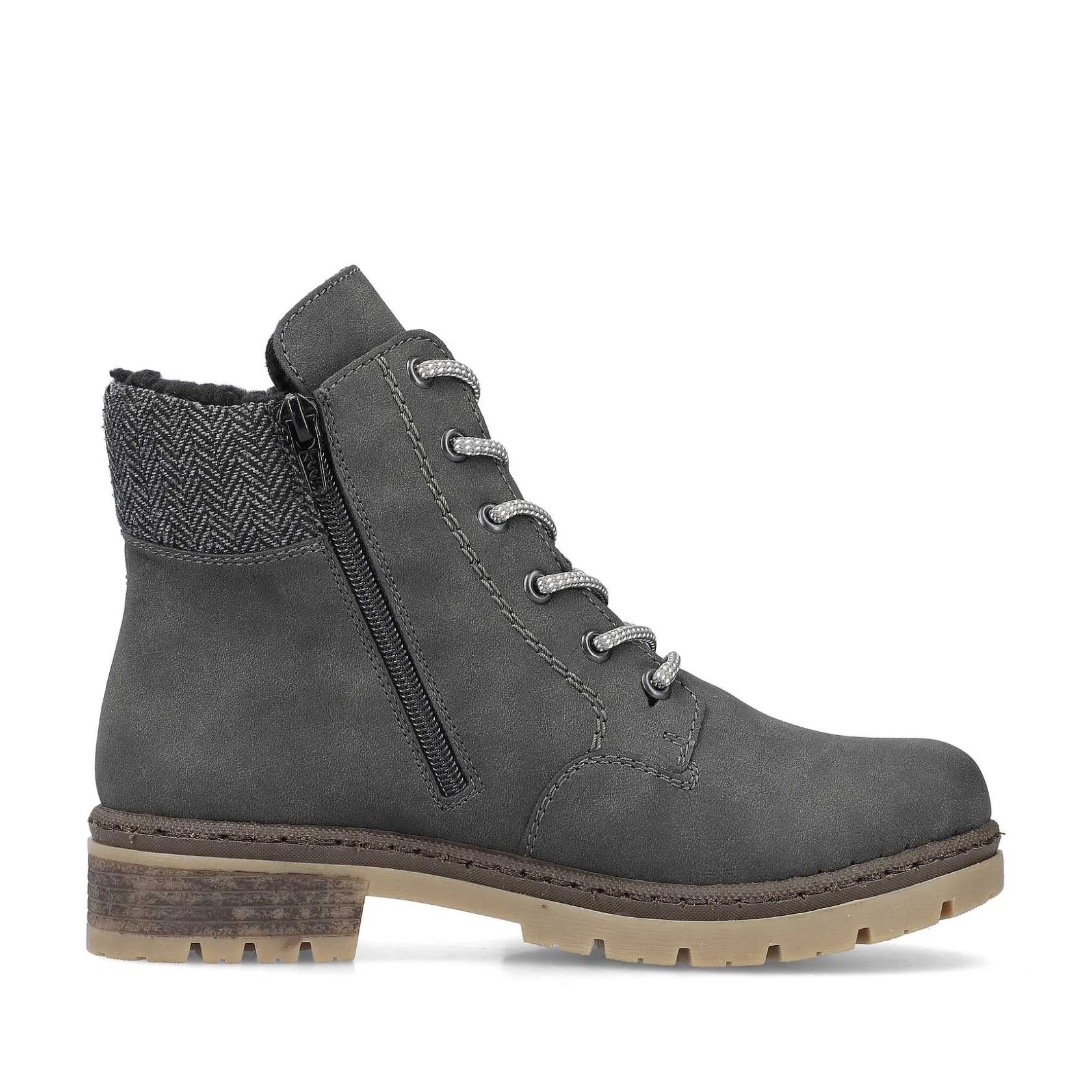 Rieker Ankle Boots & Boots-Women'S Corded Boots Asphalt Gray