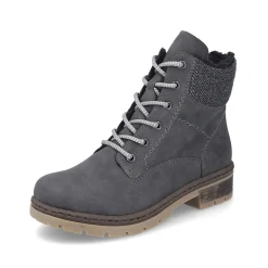 Rieker Ankle Boots & Boots-Women'S Corded Boots Asphalt Gray