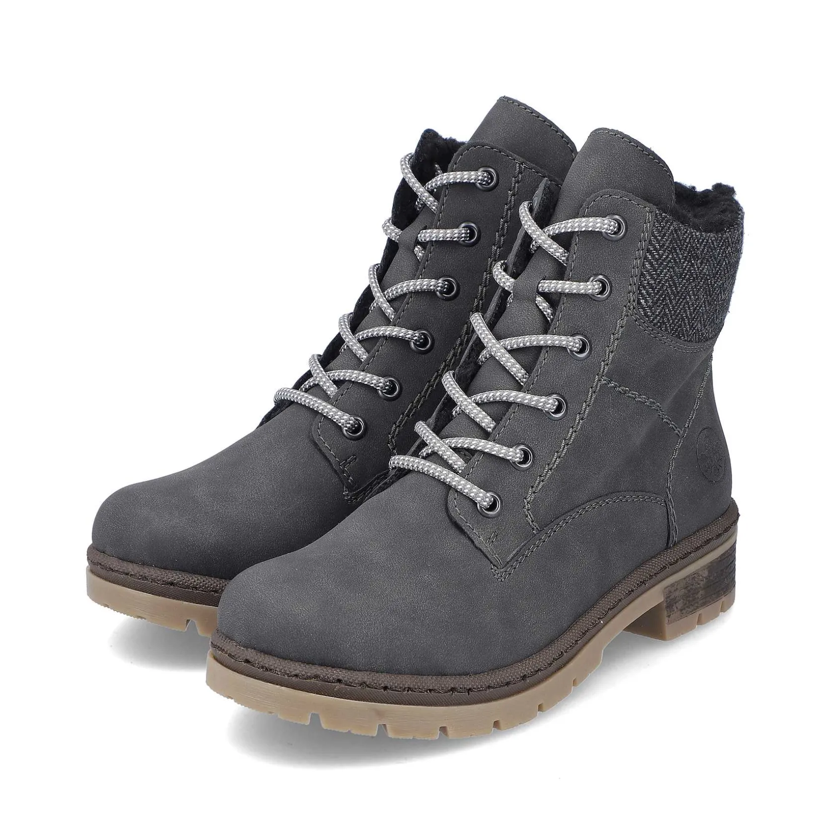 Rieker Ankle Boots & Boots-Women'S Corded Boots Asphalt Gray