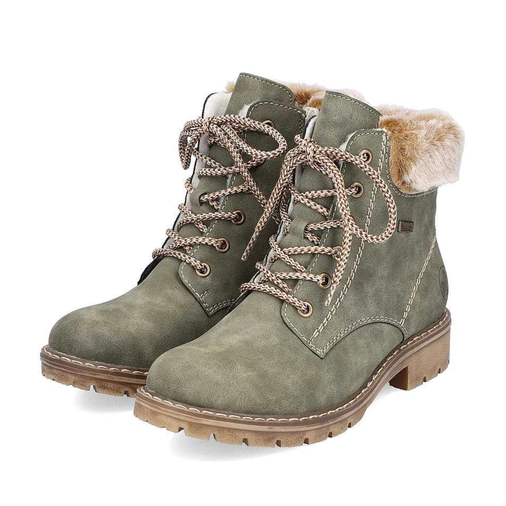 Rieker Ankle Boots & Boots-Women'S Corded Boots Leaf Green