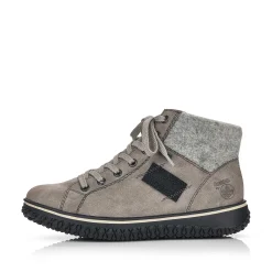 Rieker Ankle Boots & Boots-Women'S Corded Boots Platinum Gray