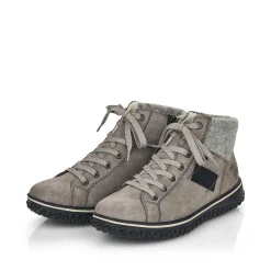 Rieker Ankle Boots & Boots-Women'S Corded Boots Platinum Gray