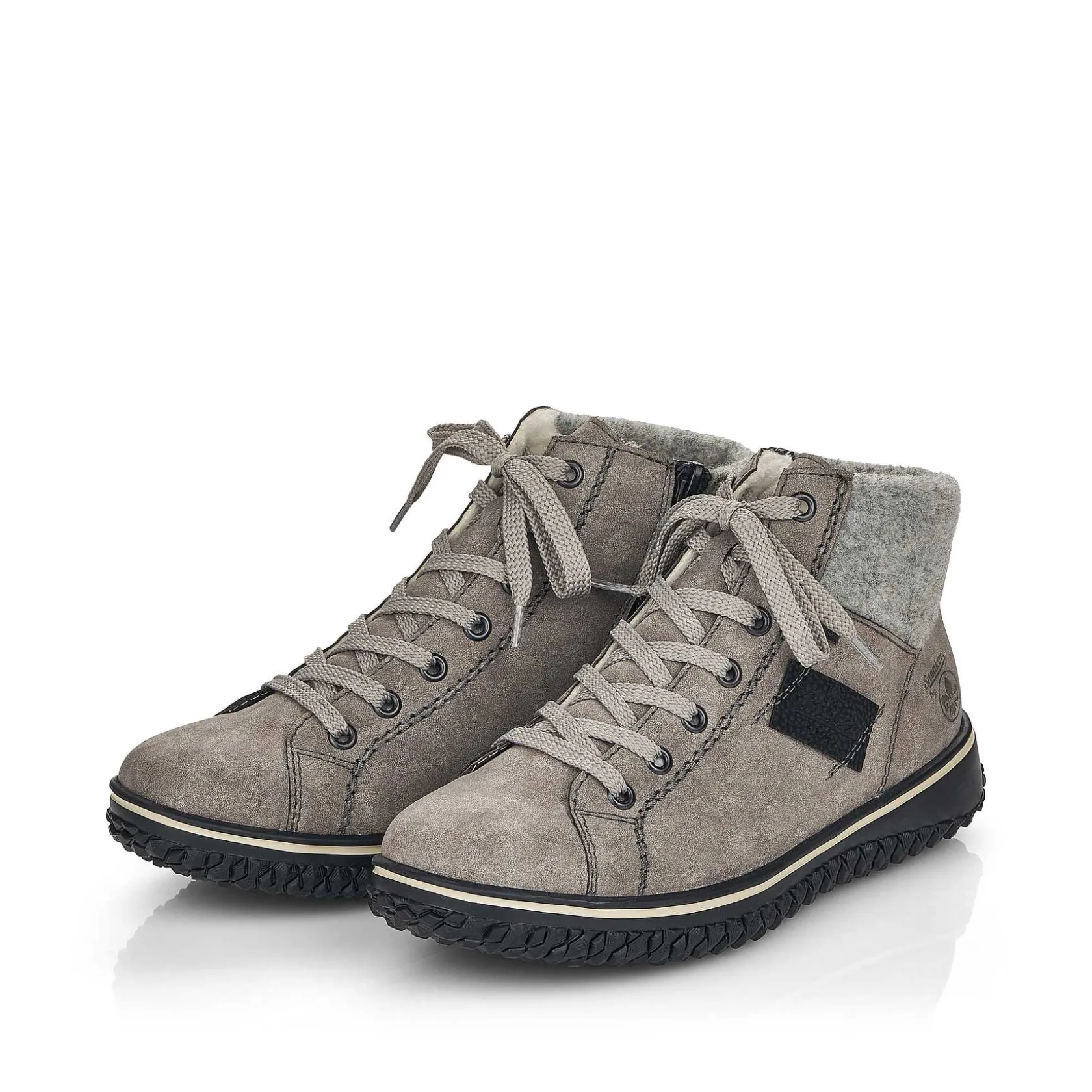 Rieker Ankle Boots & Boots-Women'S Corded Boots Platinum Gray