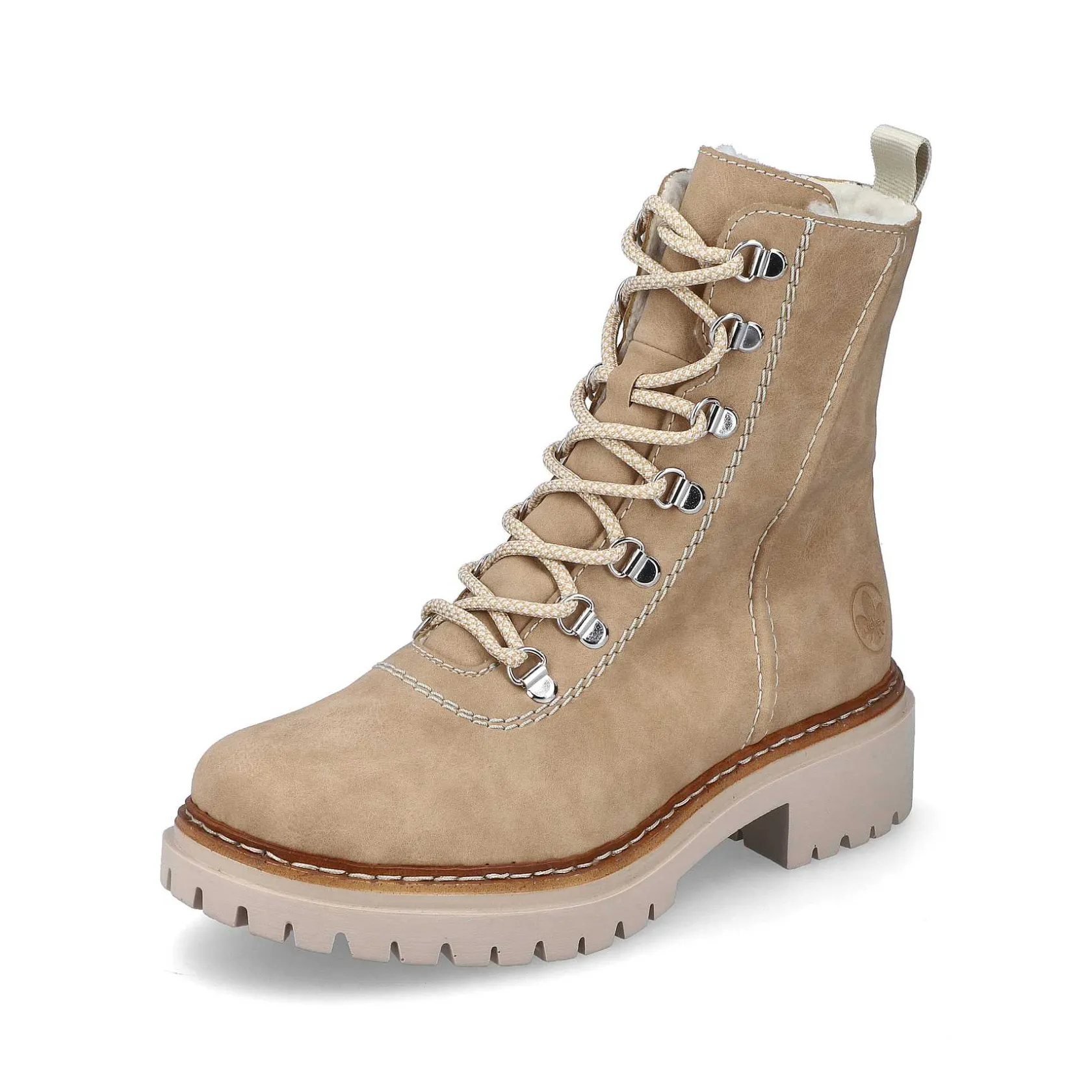 Rieker Ankle Boots & Boots-Women'S Corded Boots Brown Beige
