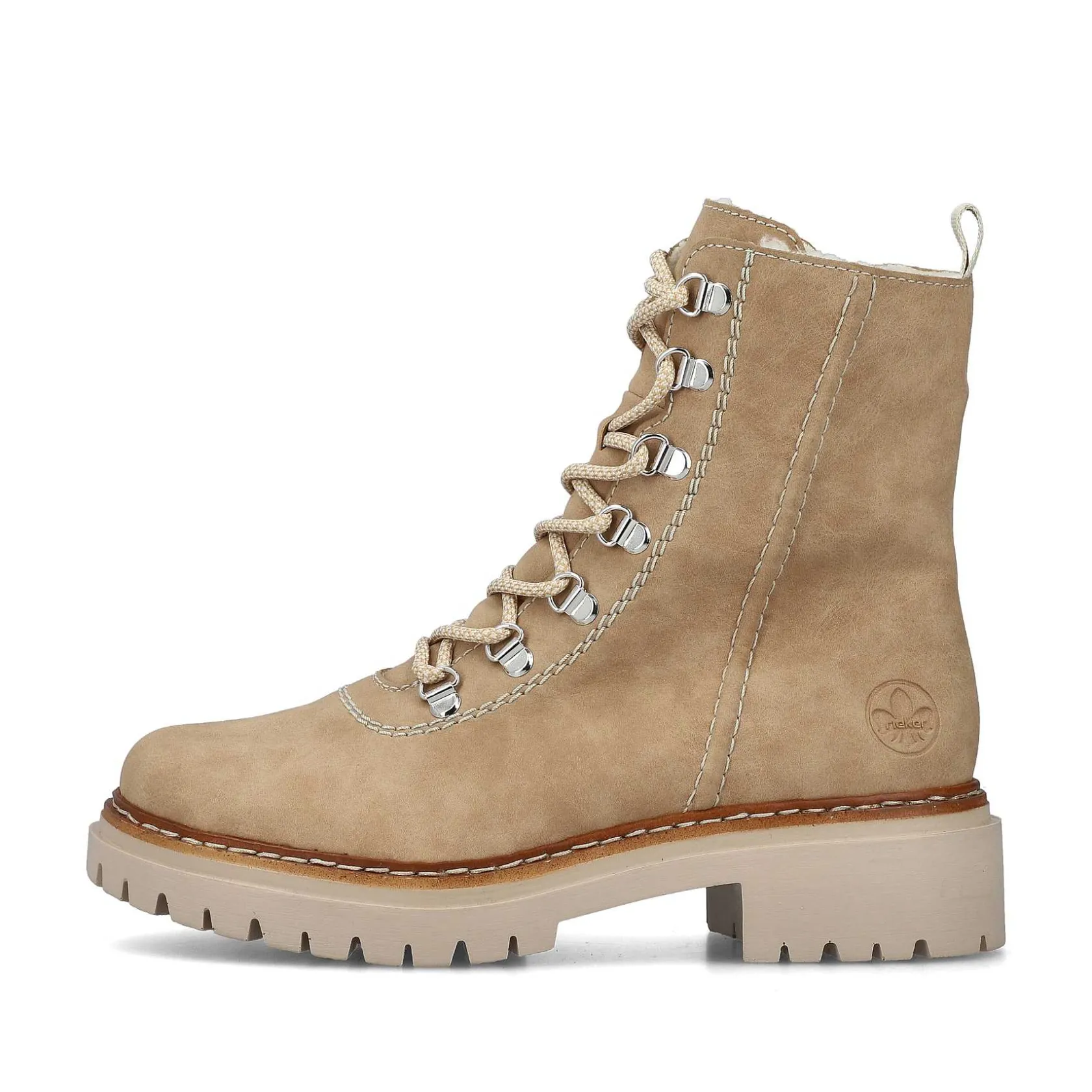 Rieker Ankle Boots & Boots-Women'S Corded Boots Brown Beige