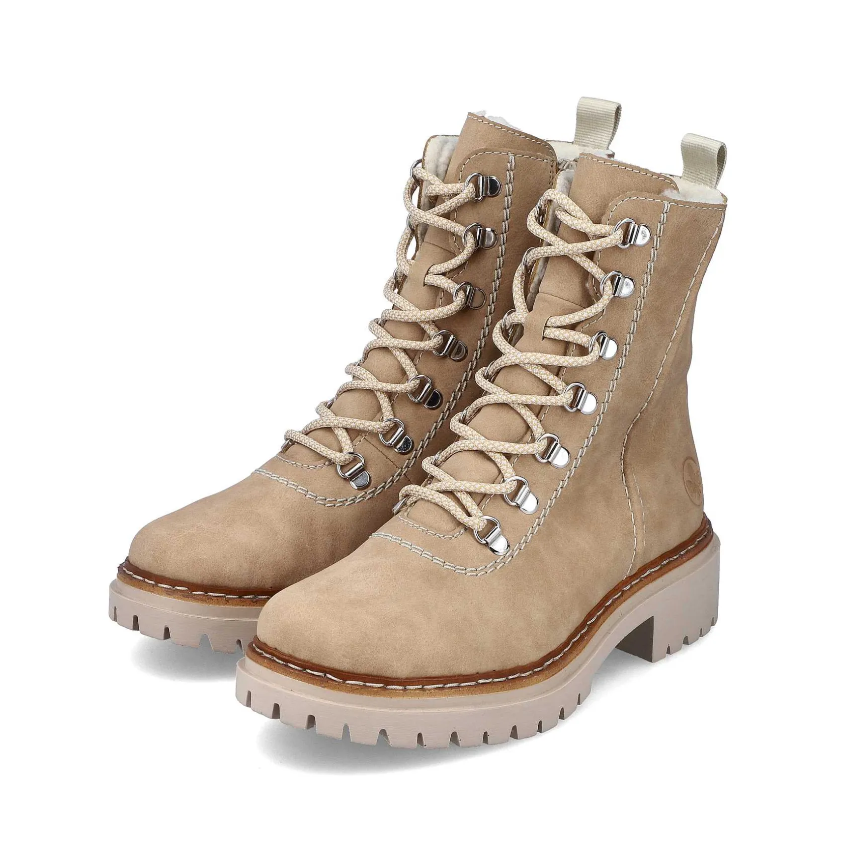 Rieker Ankle Boots & Boots-Women'S Corded Boots Brown Beige