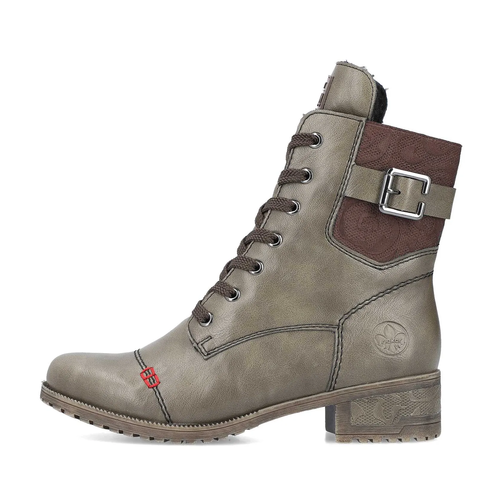 Rieker Ankle Boots & Boots-Women'S Corded Boots Army Green