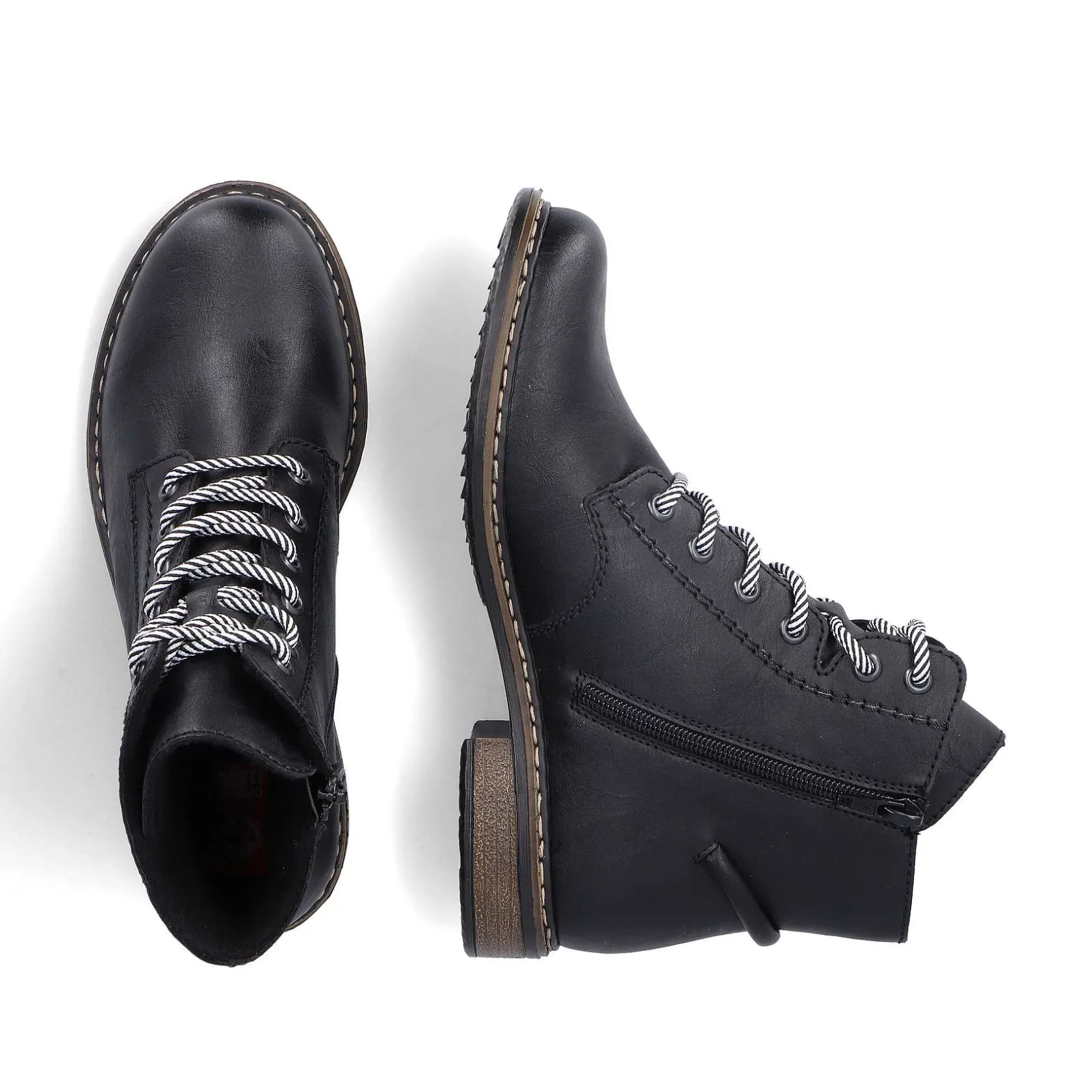 Rieker Ankle Boots & Boots-Women'S Corded Boots Asphalt Black