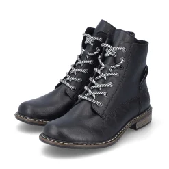 Rieker Ankle Boots & Boots-Women'S Corded Boots Asphalt Black