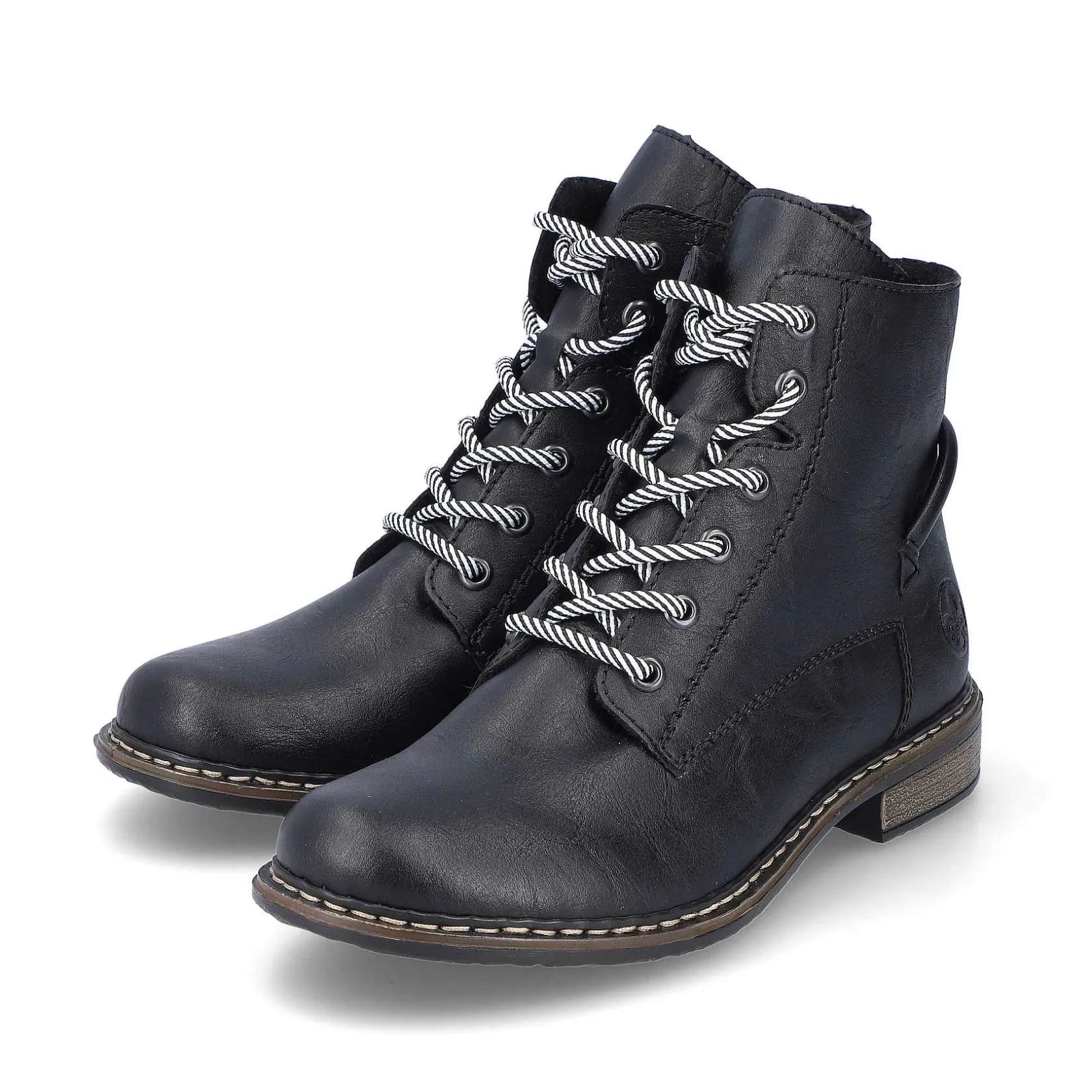 Rieker Ankle Boots & Boots-Women'S Corded Boots Asphalt Black