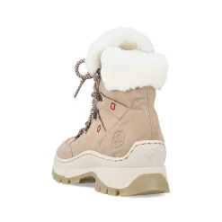 Rieker Ankle Boots & Boots-Women'S Corded Boots Cream Beige