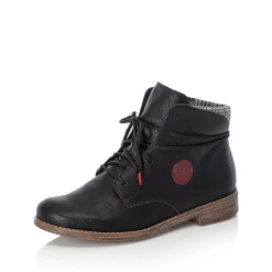 Rieker Ankle Boots & Boots-Women'S Corded Boots Deep Black