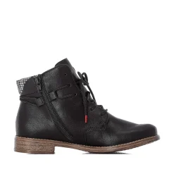 Rieker Ankle Boots & Boots-Women'S Corded Boots Deep Black