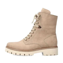 Rieker Ankle Boots & Boots-Women'S Corded Boots Cream Beige