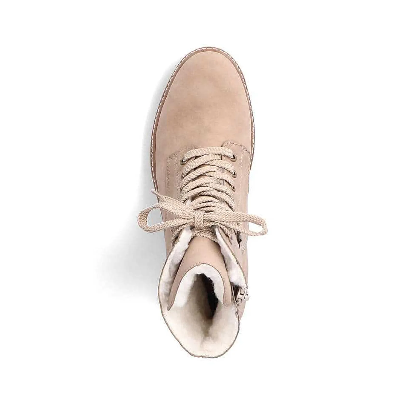 Rieker Ankle Boots & Boots-Women'S Corded Boots Cream Beige