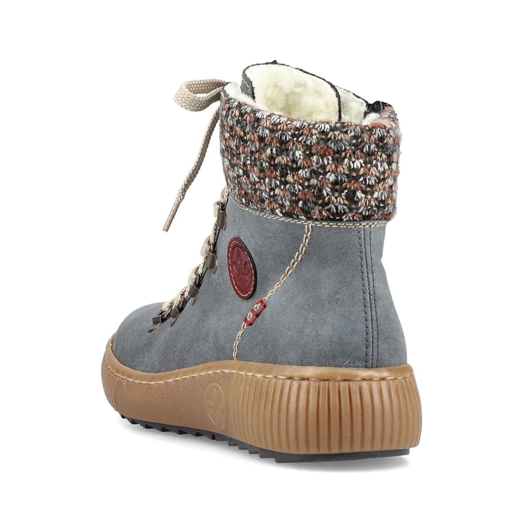 Rieker Ankle Boots & Boots-Women'S Corded Boots Blue Gray