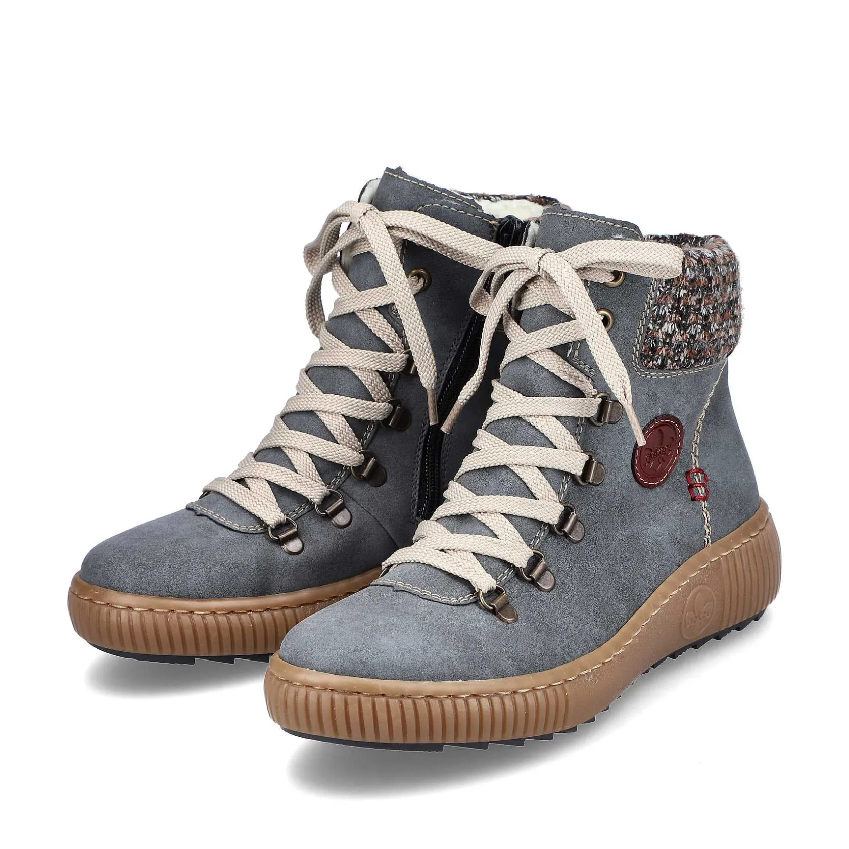 Rieker Ankle Boots & Boots-Women'S Corded Boots Blue Gray