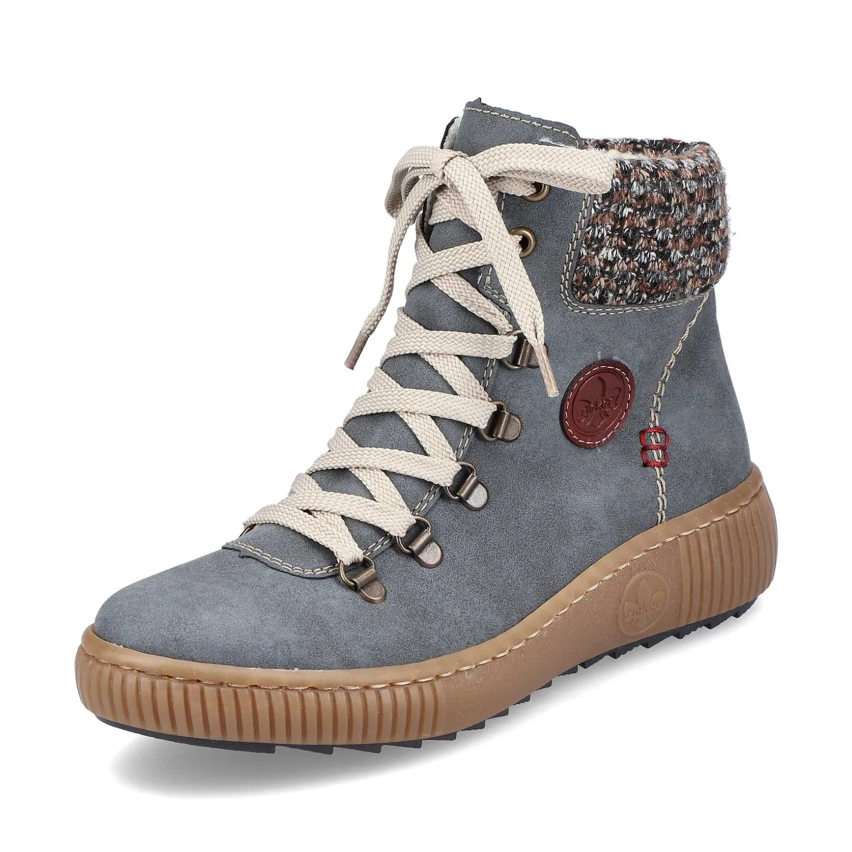 Rieker Ankle Boots & Boots-Women'S Corded Boots Blue Gray