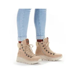 Rieker Ankle Boots & Boots-Women'S Corded Boots Sand Beige
