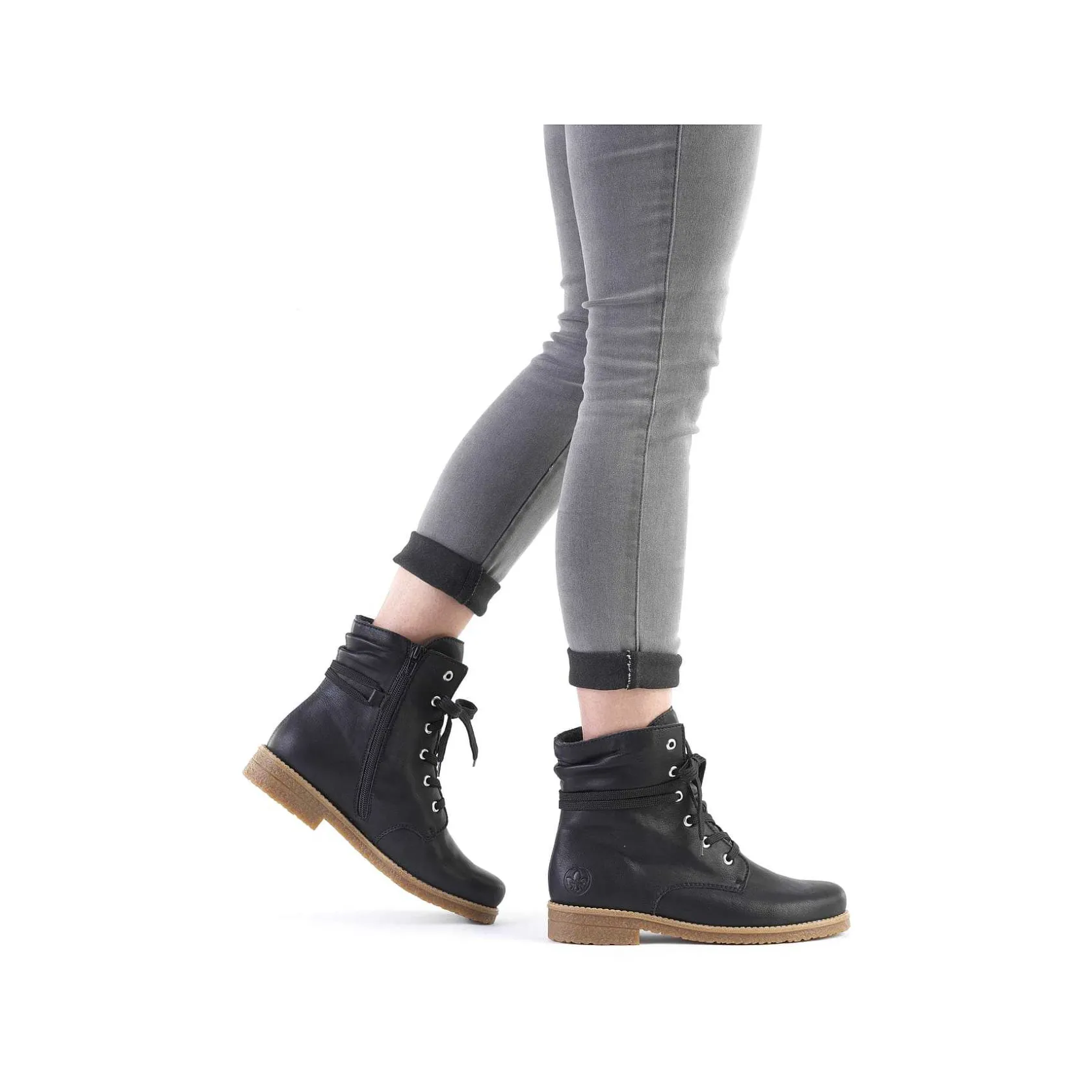 Rieker Ankle Boots & Boots-Women'S Corded Boots Night Black