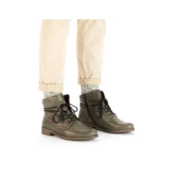 Rieker Ankle Boots & Boots-Women'S Corded Boots Gray Green