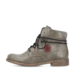 Rieker Ankle Boots & Boots-Women'S Corded Boots Gray Green