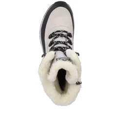 Rieker Ankle Boots & Boots-Women'S Corded Boots Creamy-White Black