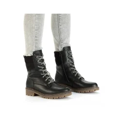 Rieker Ankle Boots & Boots-Women'S Corded Boots Deep Black