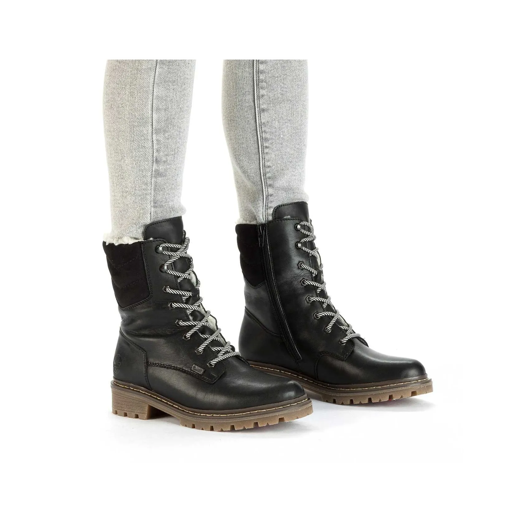 Rieker Ankle Boots & Boots-Women'S Corded Boots Deep Black