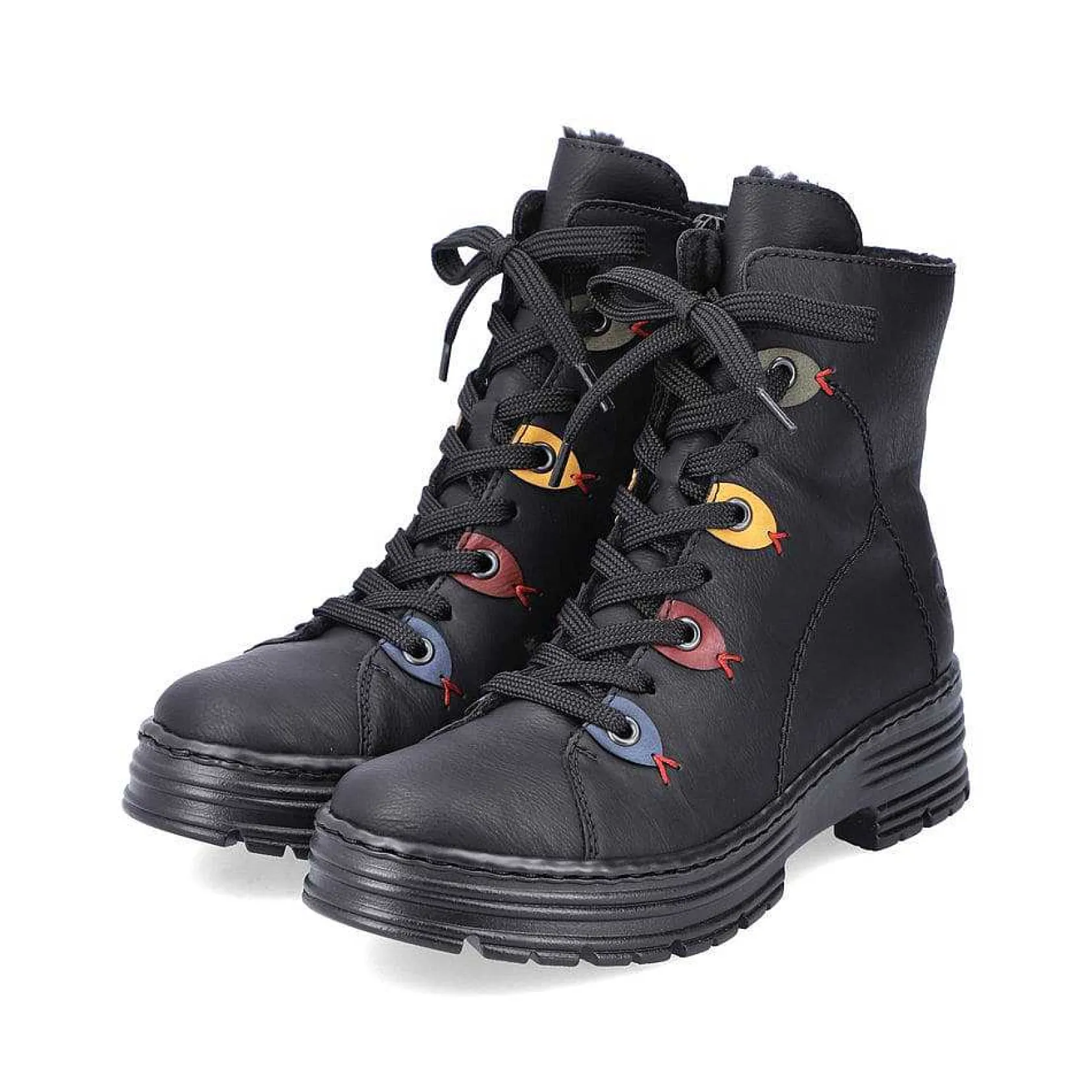 Rieker Ankle Boots & Boots-Women'S Corded Boots Deep Black